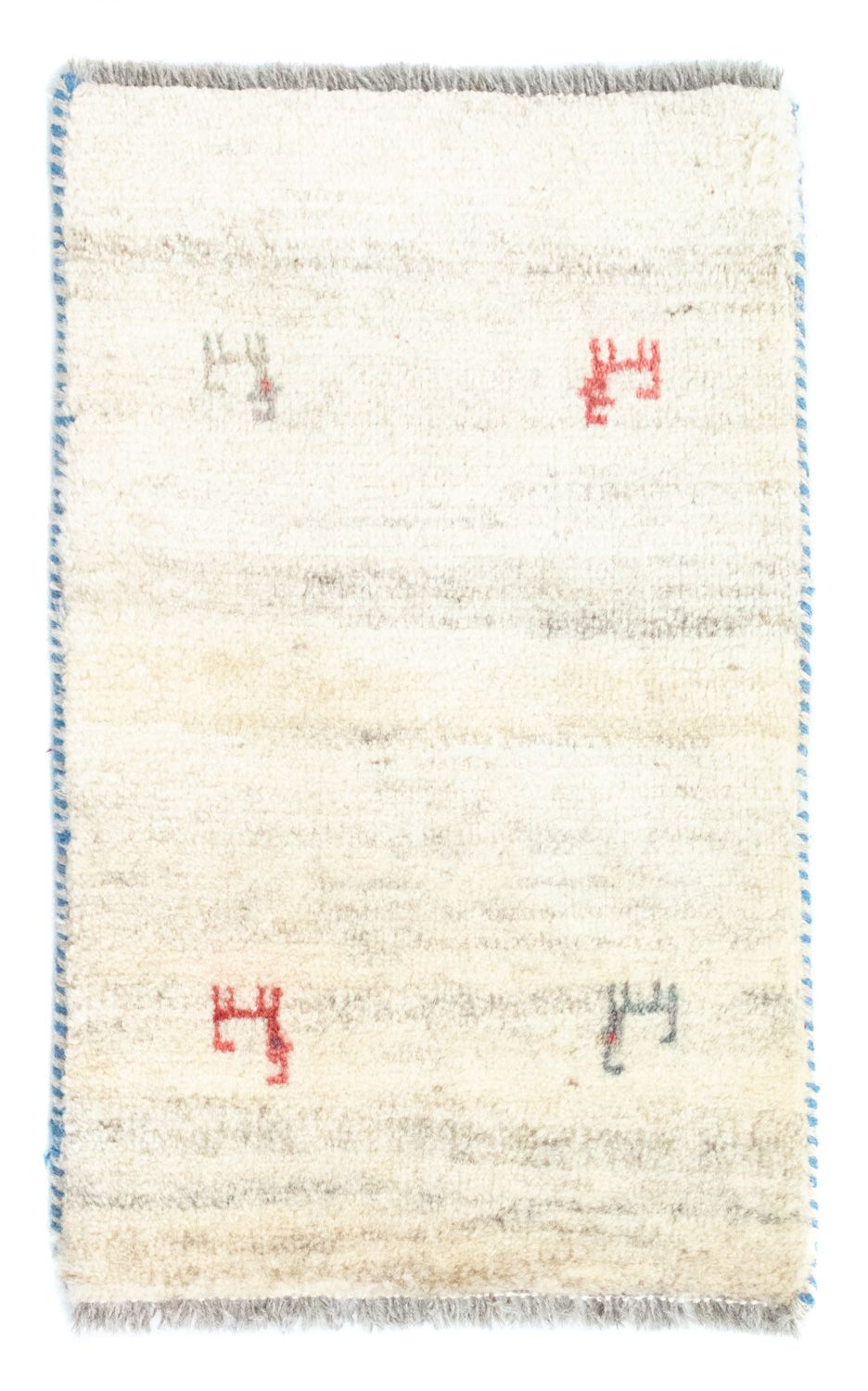 Dywan Gabbeh - perski - 60 x 40 cm - wielokolorowy