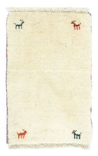 Dywan Gabbeh - perski - 60 x 40 cm - beżowy