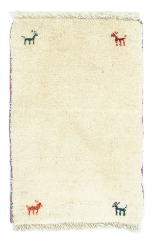 Dywan Gabbeh - perski - 60 x 40 cm - beżowy