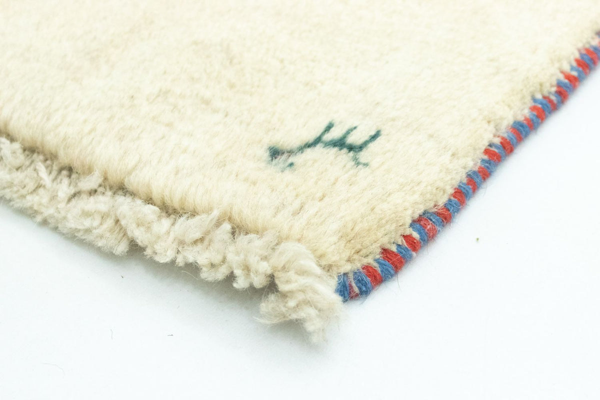 Dywan Gabbeh - perski - 60 x 40 cm - beżowy