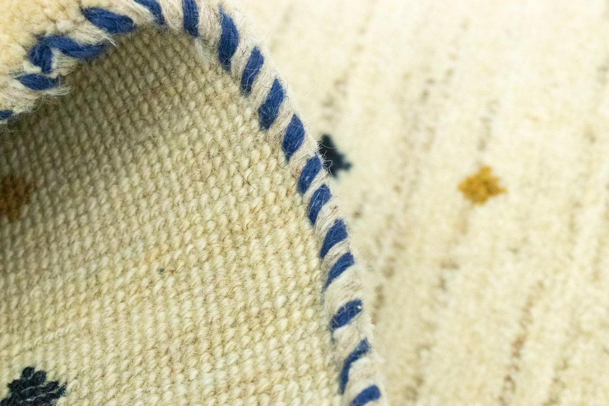 Dywan Gabbeh - perski - 80 x 57 cm - wielokolorowy