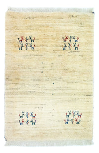 Dywan Gabbeh - perski - 94 x 64 cm - wielokolorowy