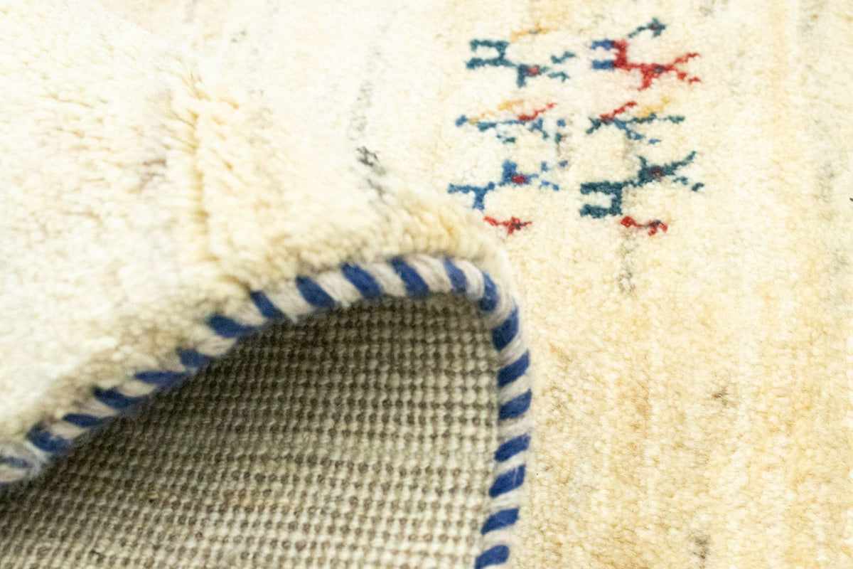 Dywan Gabbeh - perski - 94 x 64 cm - wielokolorowy