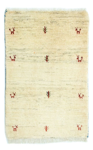 Dywan Gabbeh - perski - 90 x 59 cm - wielokolorowy