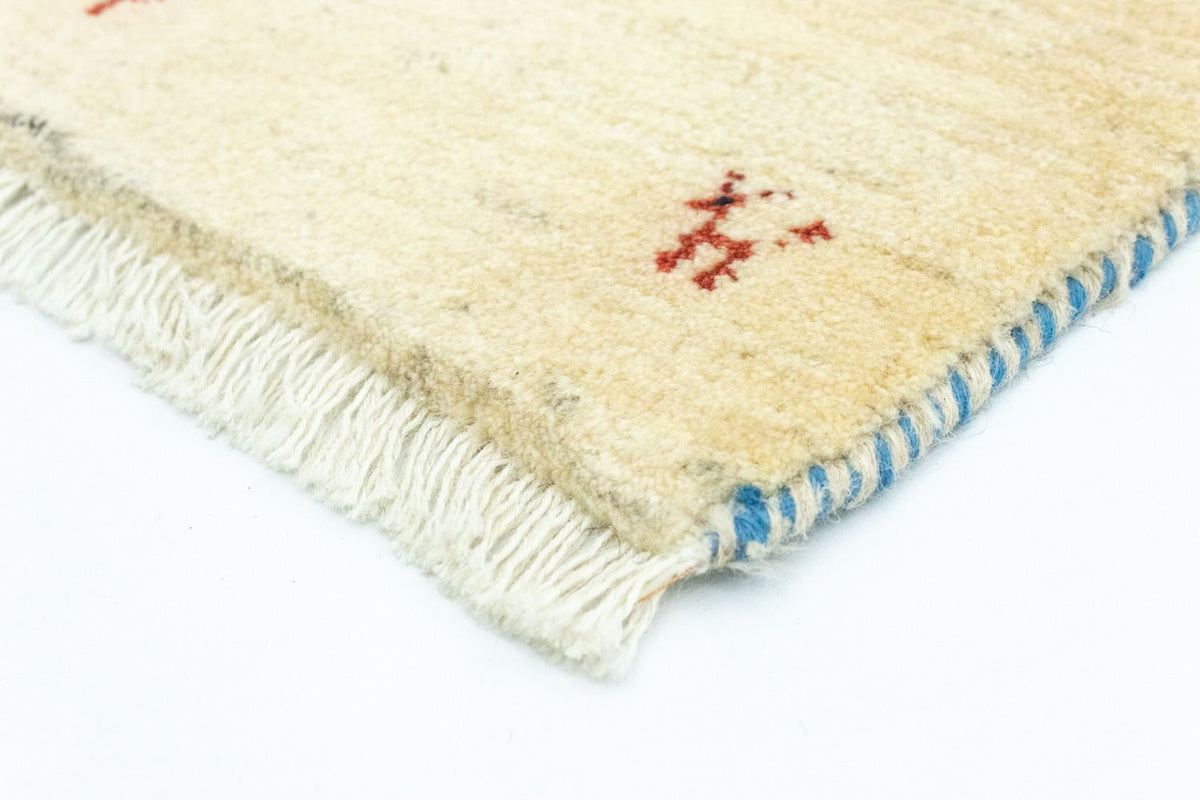 Dywan Gabbeh - perski - 90 x 59 cm - wielokolorowy