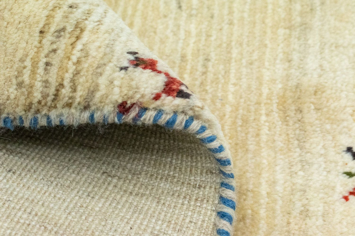 Dywan Gabbeh - perski - 92 x 58 cm - wielokolorowy