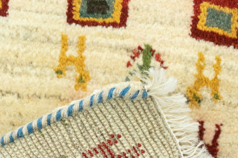 Dywan Gabbeh - perski - 60 x 40 cm - wielokolorowy