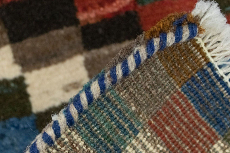 Dywan Gabbeh - perski - 60 x 40 cm - wielokolorowy