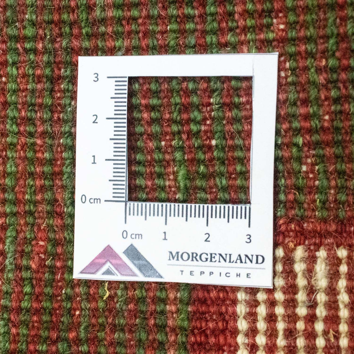 Dywan Gabbeh - perski - 60 x 40 cm - zielona