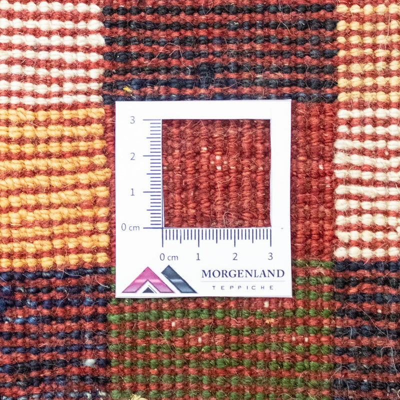 Dywan Gabbeh - perski - 60 x 40 cm - zielona