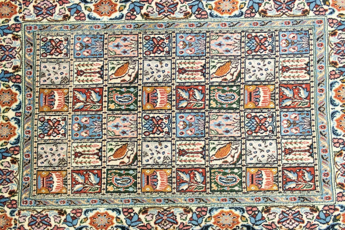 Dywan perski - Klasyczny - 121 x 80 cm - niebieski