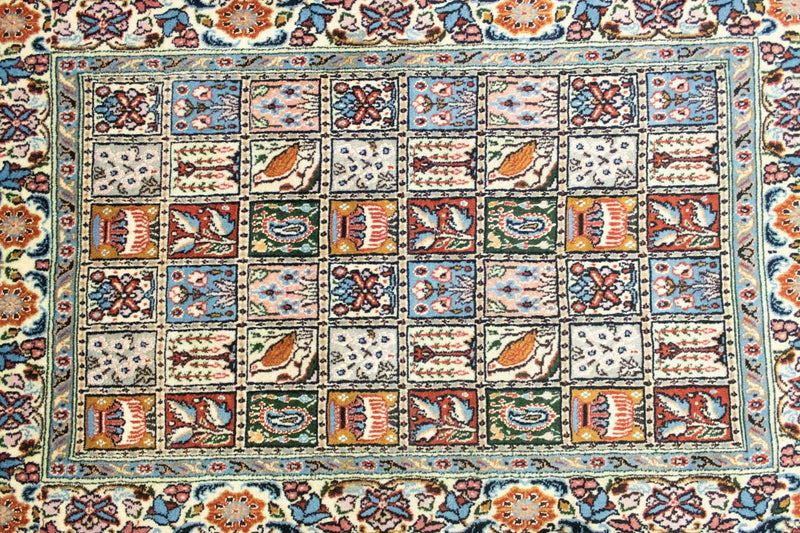 Dywan perski - Klasyczny - 121 x 80 cm - niebieski