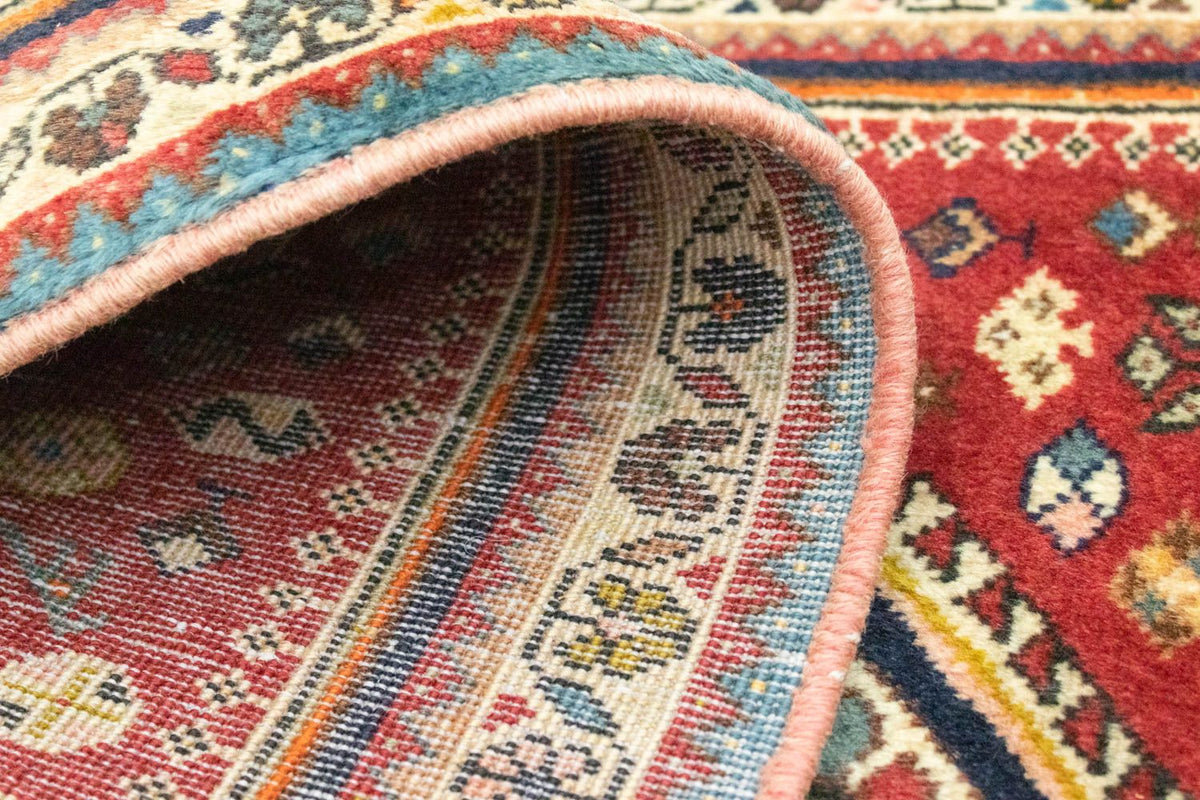 Perski dywan - Nomadyczny - 148 x 73 cm - czerwony