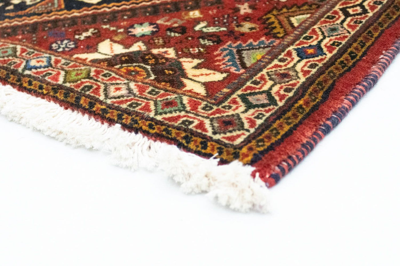Perski dywan - Nomadyczny - 147 x 75 cm - czerwony