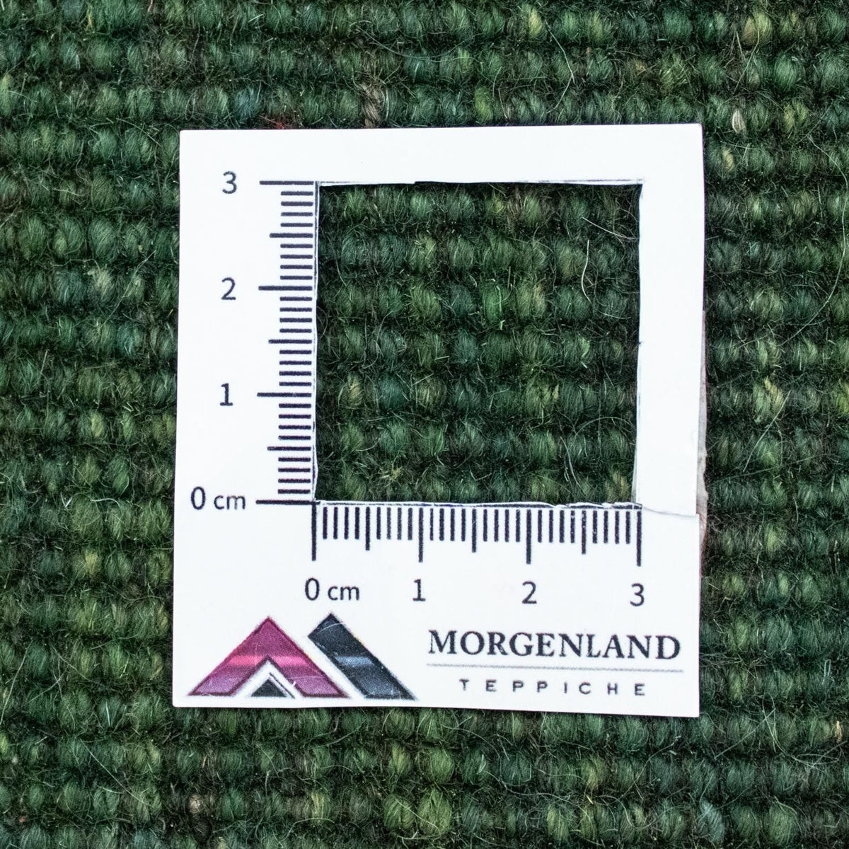 Dywan Gabbeh - perski - 128 x 92 cm - zielona