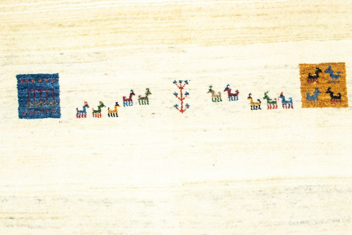 Dywan Gabbeh - Loribaft Perski - 130 x 81 cm - wielokolorowy