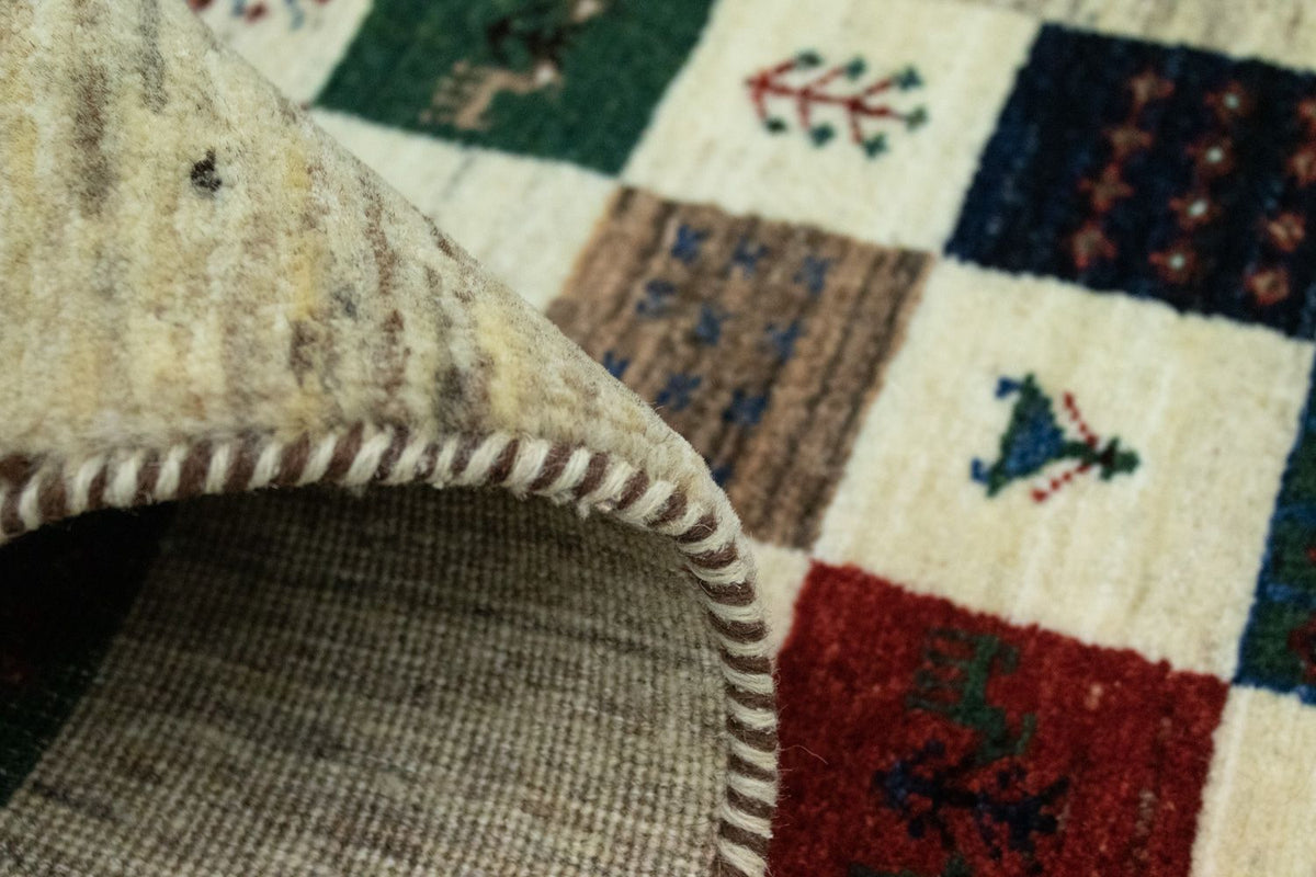 Dywan Gabbeh - Loribaft Perski - 124 x 83 cm - kolorowe