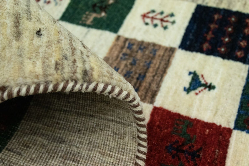 Dywan Gabbeh - Loribaft Perski - 124 x 83 cm - kolorowe