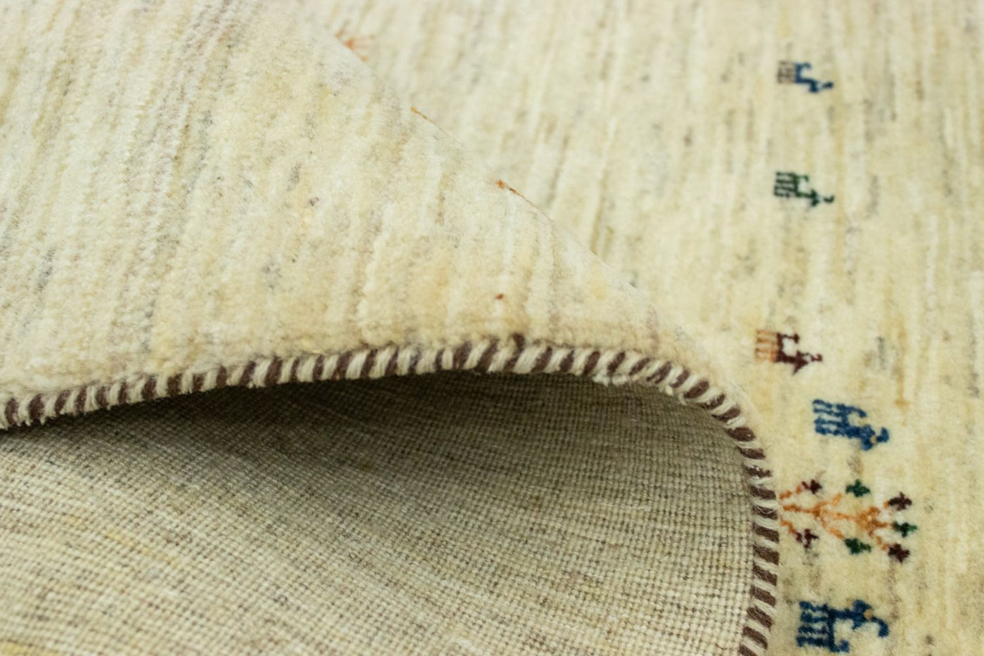 Dywan Gabbeh - Loribaft Perski - 128 x 82 cm - wielokolorowy