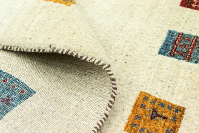 Dywan Gabbeh - Loribaft Perski - 128 x 80 cm - beżowy