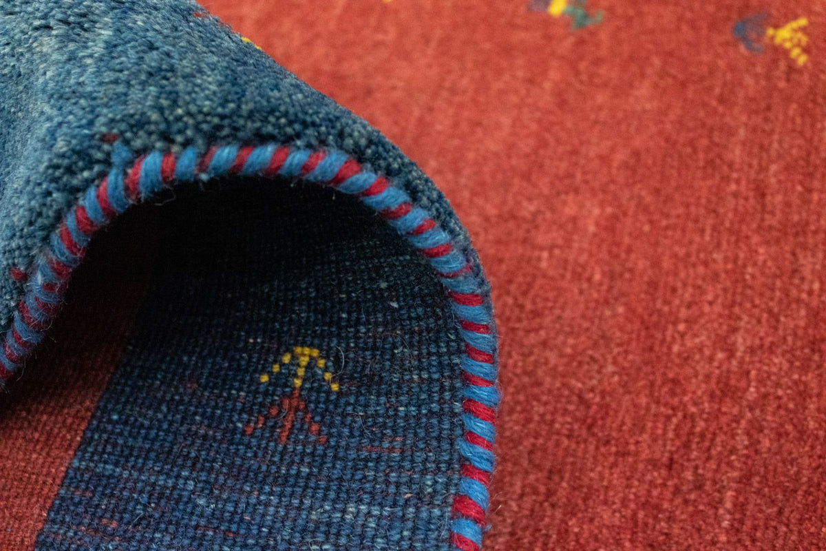 Perski dywan - Nomadyczny - 125 x 84 cm - rdza