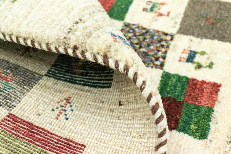 Dywan Gabbeh - perski - 129 x 80 cm - kolorowe