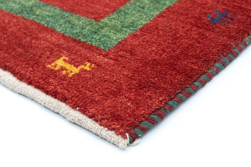 Perski dywan - Nomadyczny - 120 x 82 cm - pomarańczowy