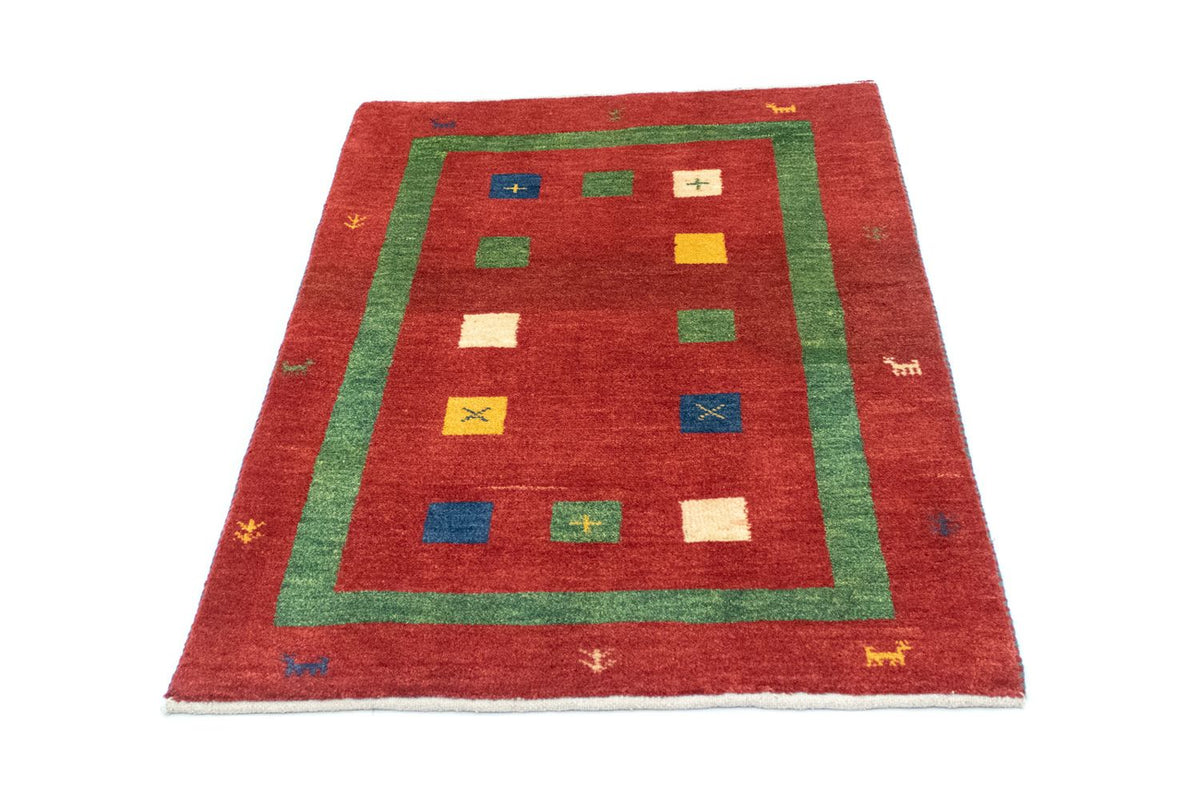 Perski dywan - Nomadyczny - 120 x 82 cm - pomarańczowy