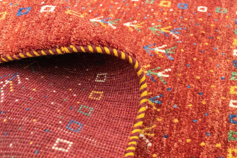 Perski dywan - Nomadyczny - 125 x 80 cm - pomarańczowy