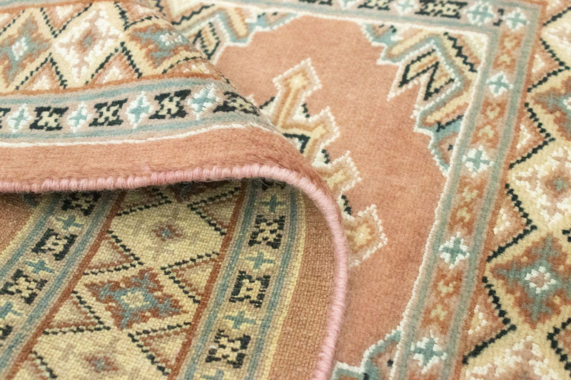 Dywan pakistański - 88 x 62 cm - brązowy