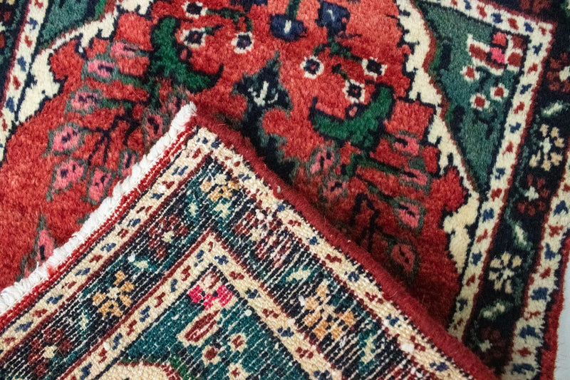 Perski dywan - Nomadyczny - 60 x 40 cm - czerwony