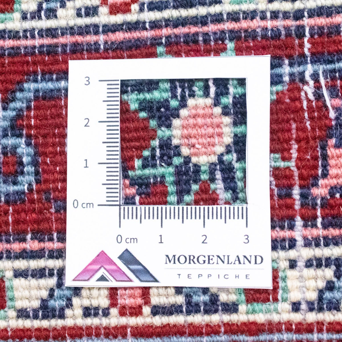 Dywan perski - Bijar - 90 x 70 cm - niebieski