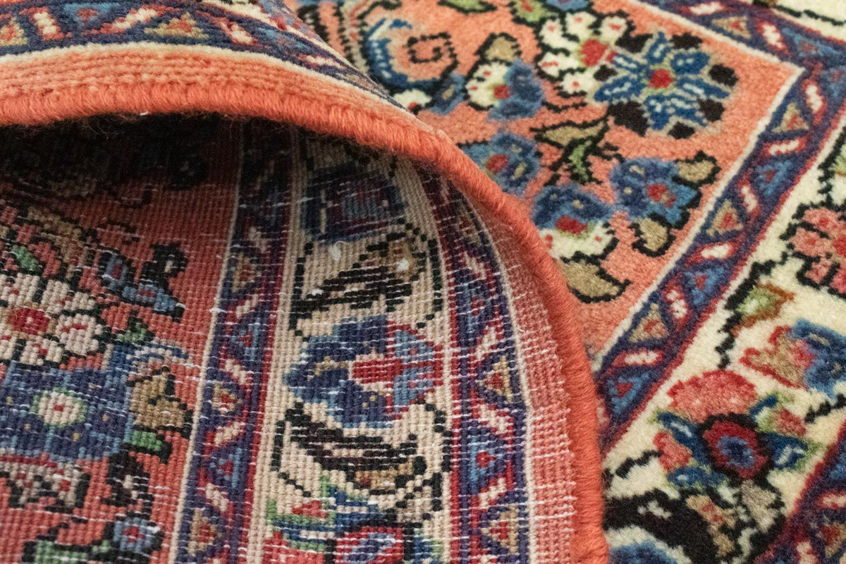 Dywan perski - Klasyczny kwadratowy  - 75 x 65 cm - brązowy