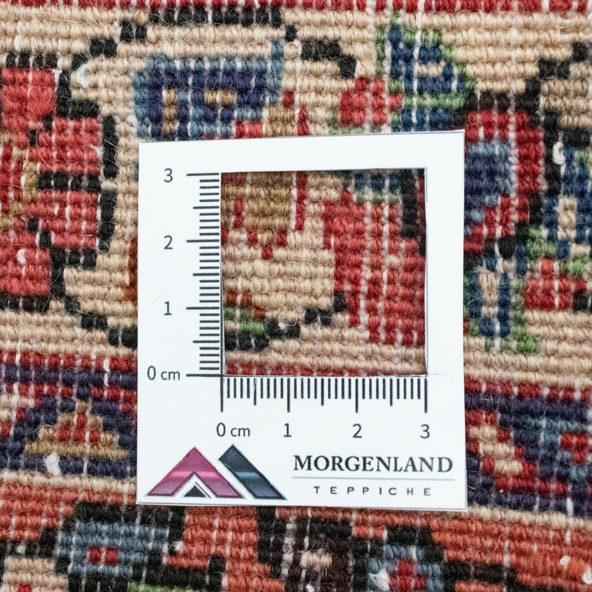 Dywan perski - Klasyczny kwadratowy  - 75 x 65 cm - brązowy