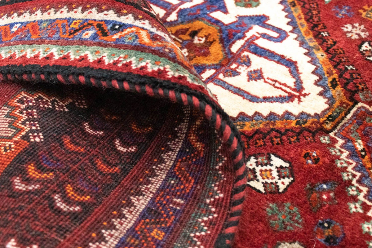 Perski dywan - Nomadyczny - 170 x 114 cm - czerwony