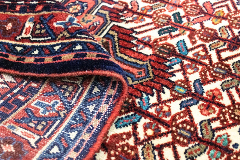 Perski dywan - Nomadyczny - 136 x 84 cm - czerwony