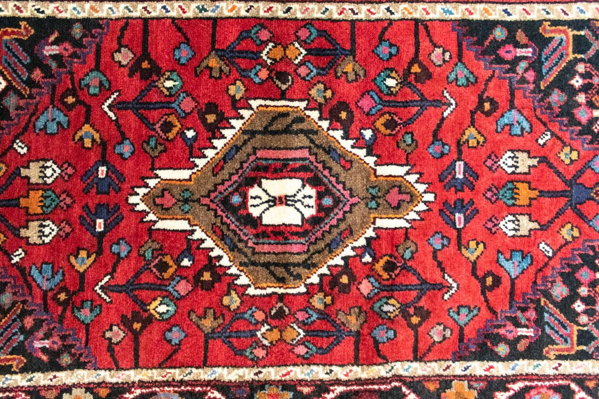 Perski dywan - Nomadyczny - 133 x 85 cm - czerwony