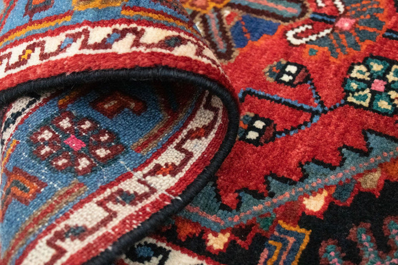 Perski dywan - Nomadyczny - 125 x 75 cm - czerwony