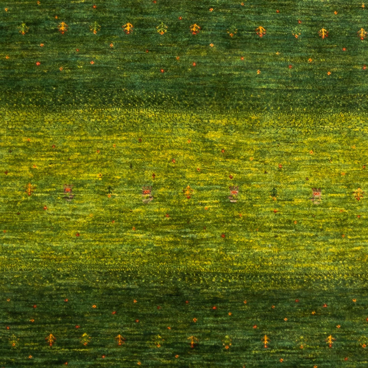 Dywan Gabbeh - Loribaft Perski - 238 x 172 cm - zielona