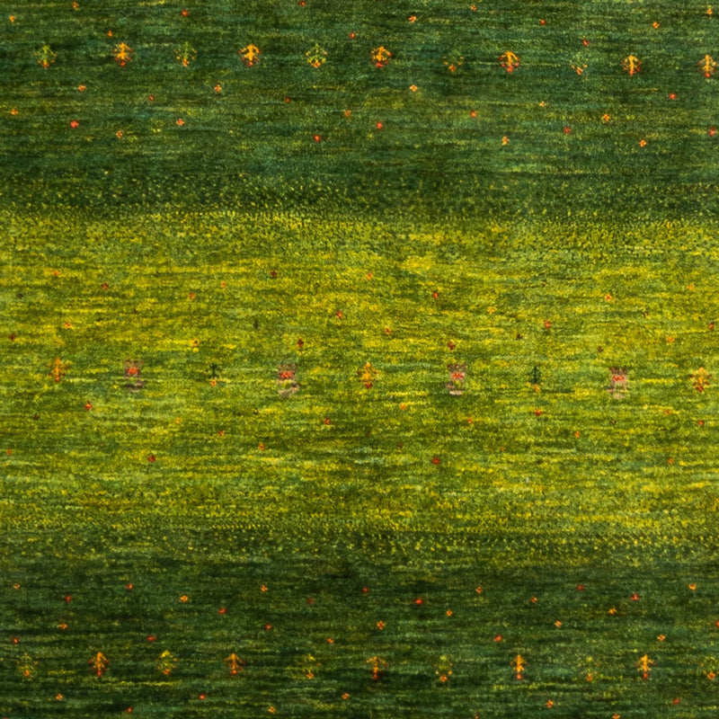 Dywan Gabbeh - Loribaft Perski - 238 x 172 cm - zielona