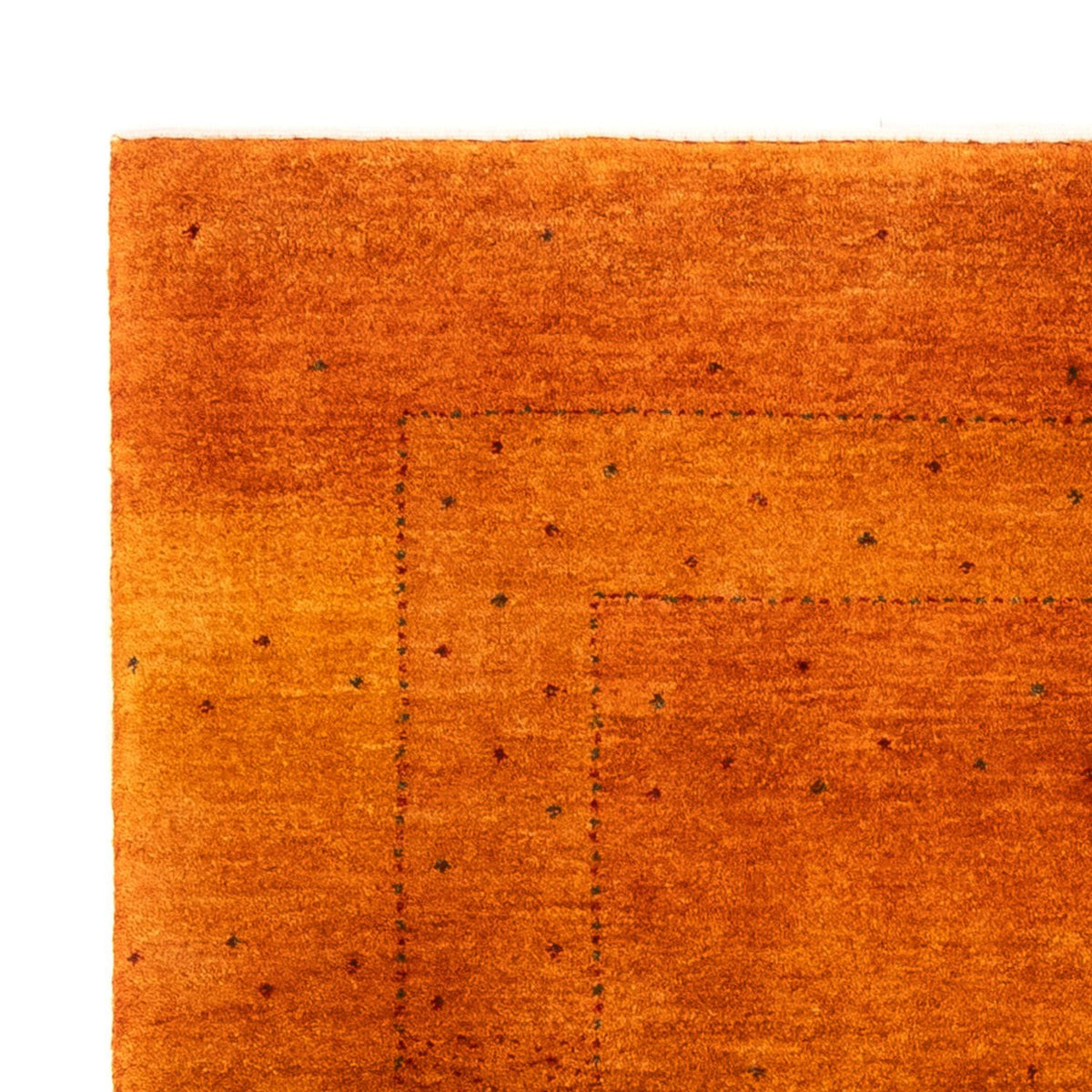 Dywan Gabbeh - Loribaft Perski - 160 x 110 cm - pomarańczowy