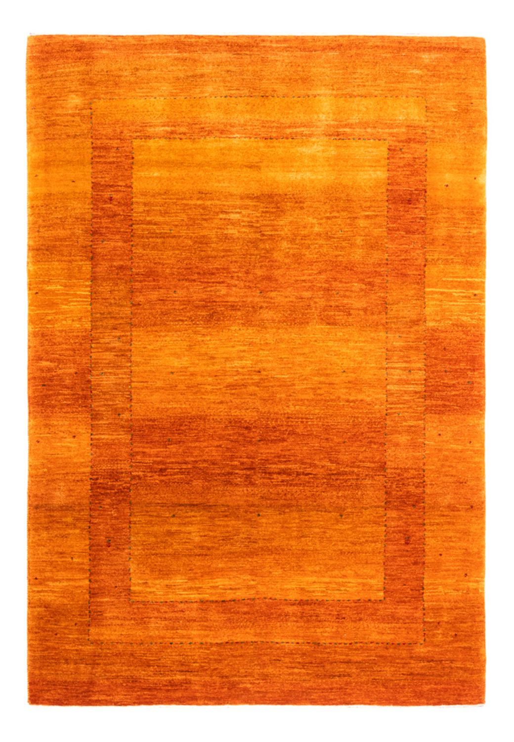 Dywan Gabbeh - Loribaft Perski - 186 x 126 cm - pomarańczowy