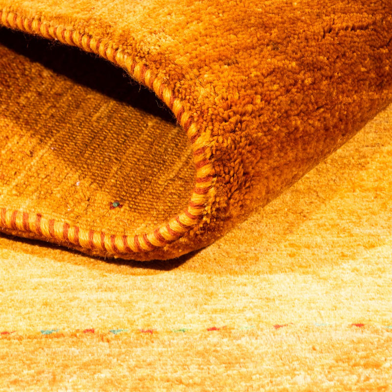 Dywan Gabbeh - Loribaft Perski - 186 x 126 cm - pomarańczowy