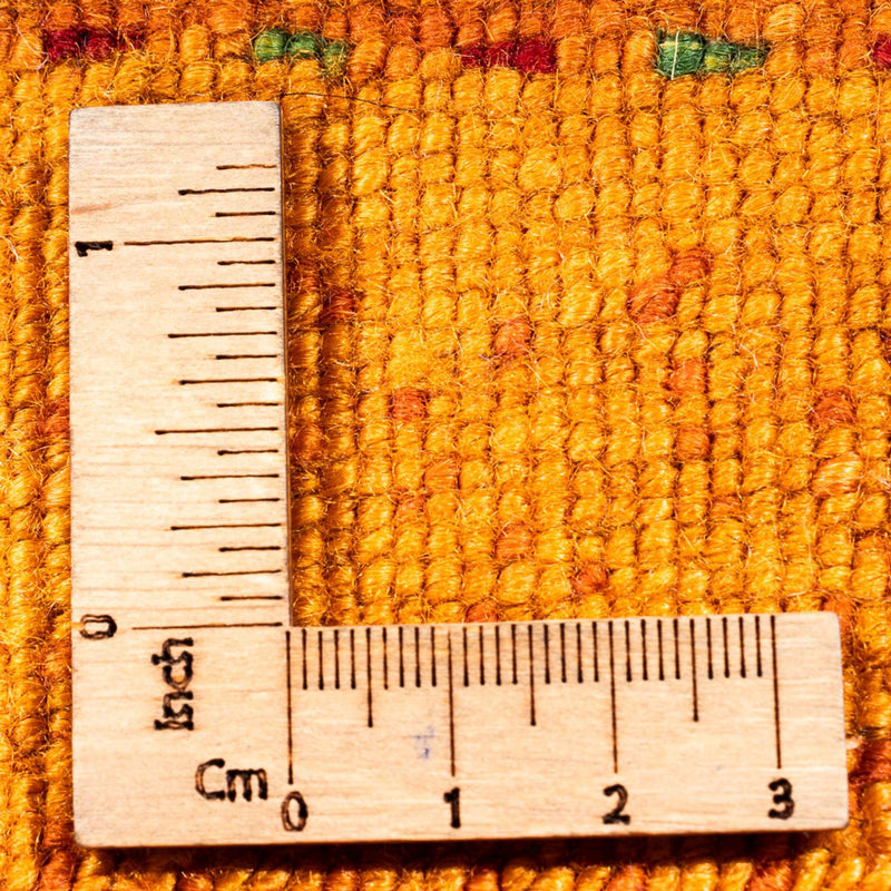 Dywan Gabbeh - Loribaft Perski - 186 x 126 cm - pomarańczowy