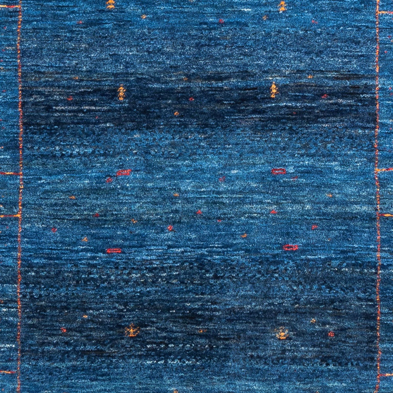Dywan Gabbeh - Loribaft Perski - 174 x 120 cm - niebieski