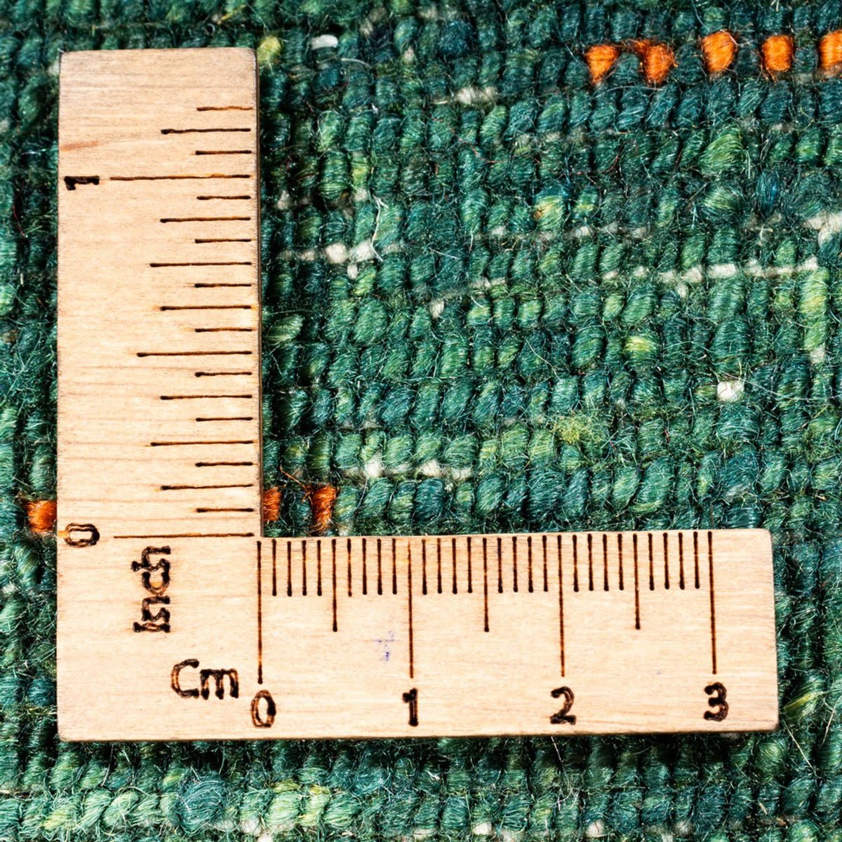 Dywan Gabbeh - Loribaft Perski - 152 x 107 cm - zielona