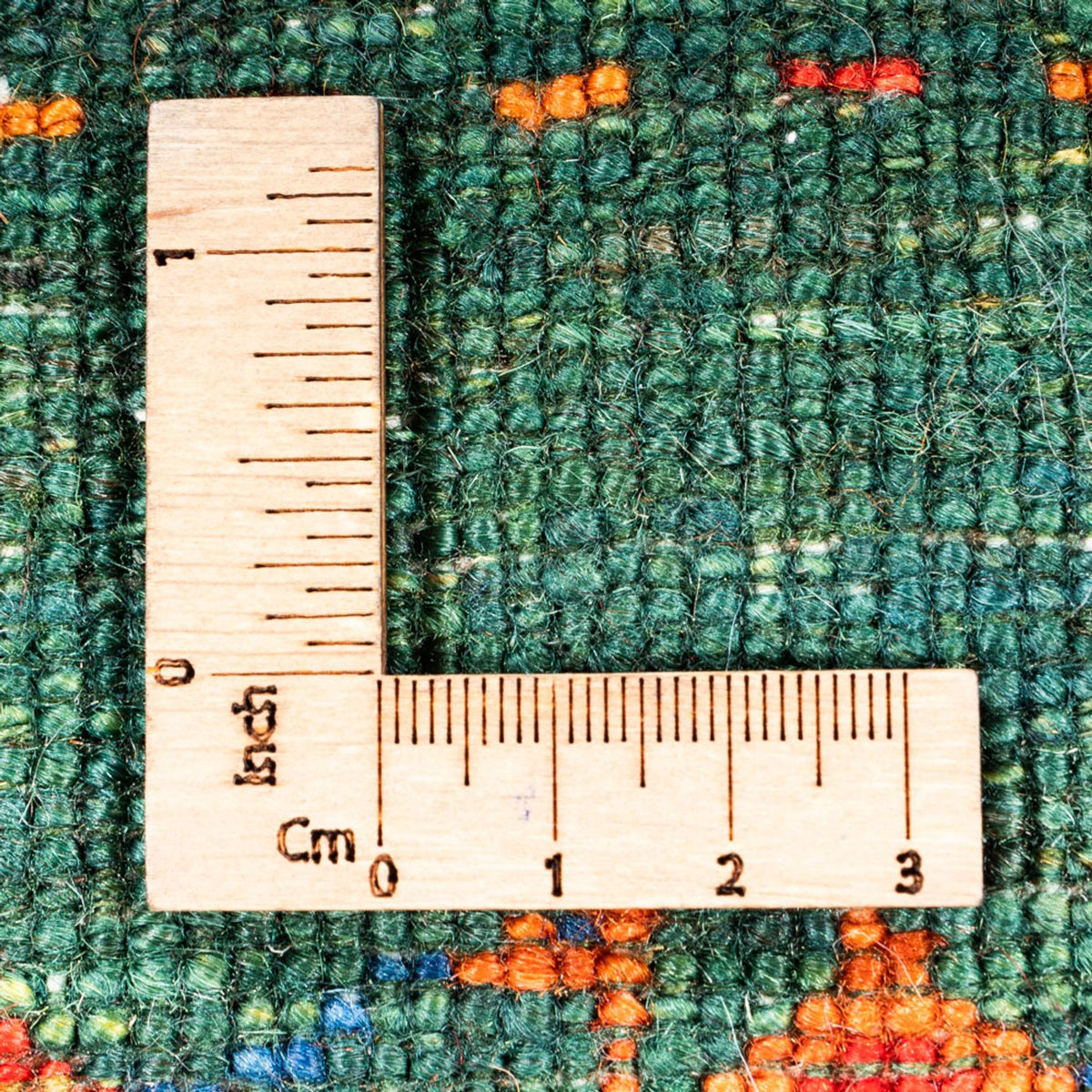 Dywan Gabbeh - Loribaft Perski - 148 x 97 cm - zielona