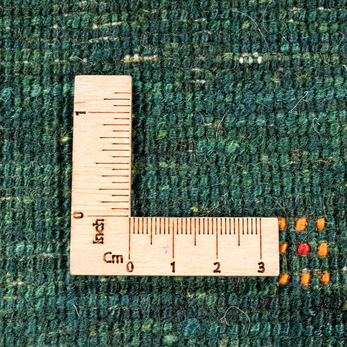 Dywan Gabbeh - Loribaft Perski - 134 x 85 cm - zielona