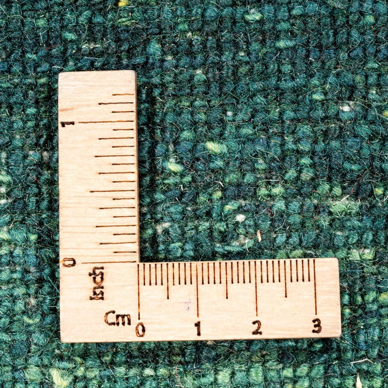 Dywan Gabbeh - Loribaft Perski - 126 x 88 cm - zielona