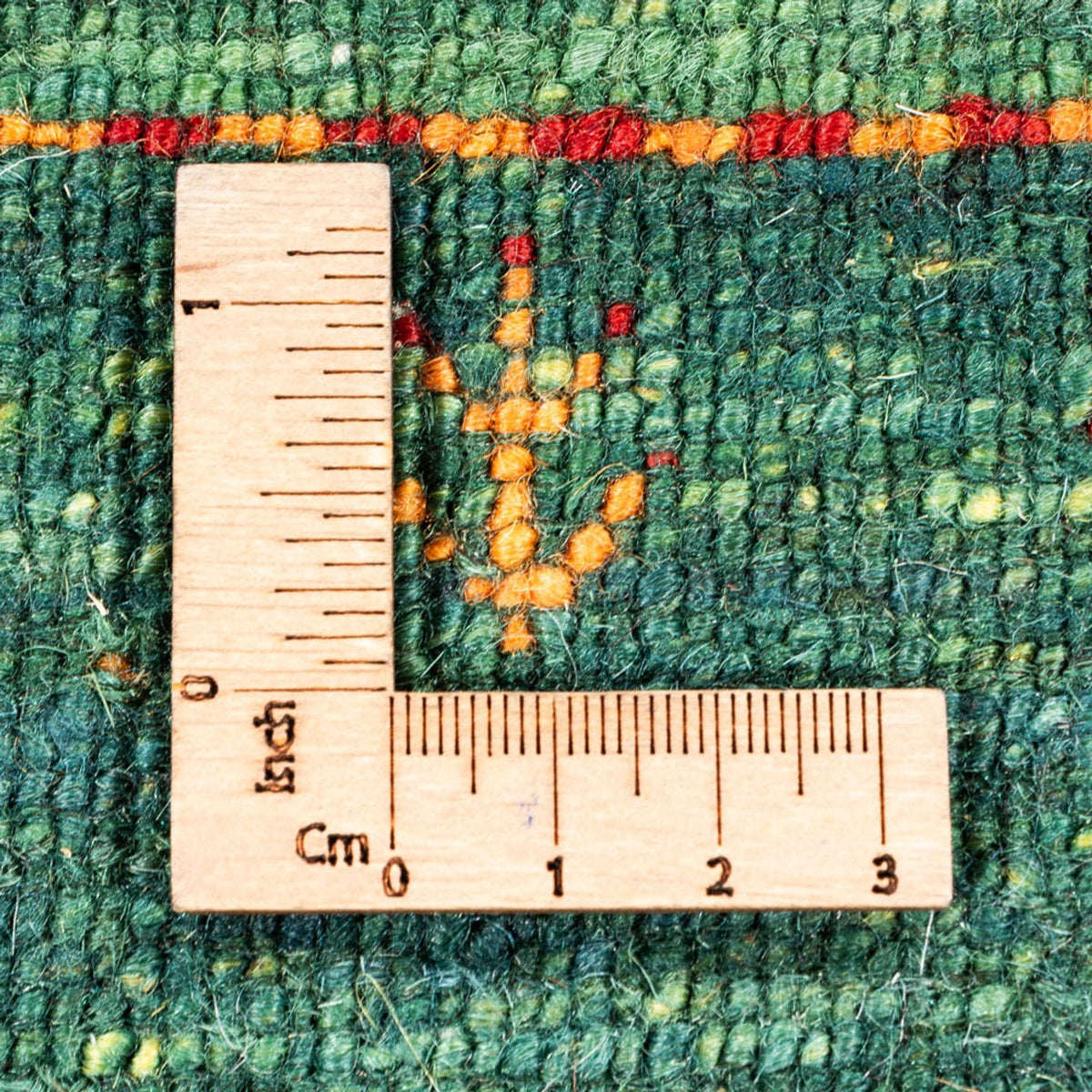 Dywan Gabbeh - Loribaft Perski - 135 x 83 cm - zielona